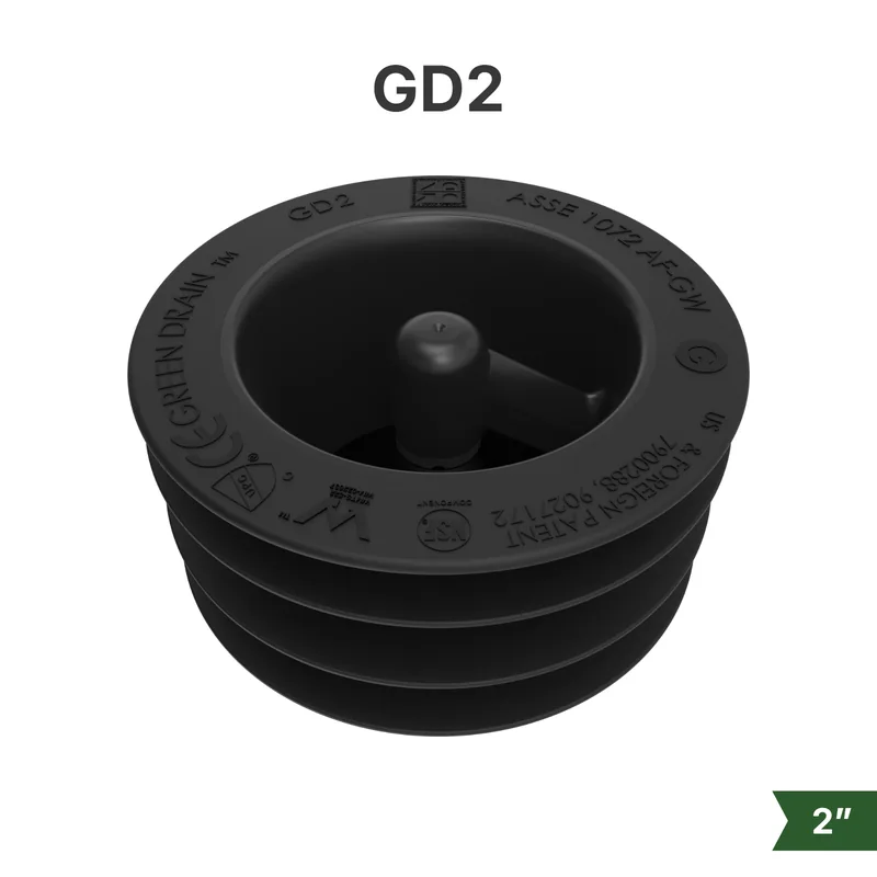 Sello sin agua Green Drain GD2 para drenajes de piso de 2"
